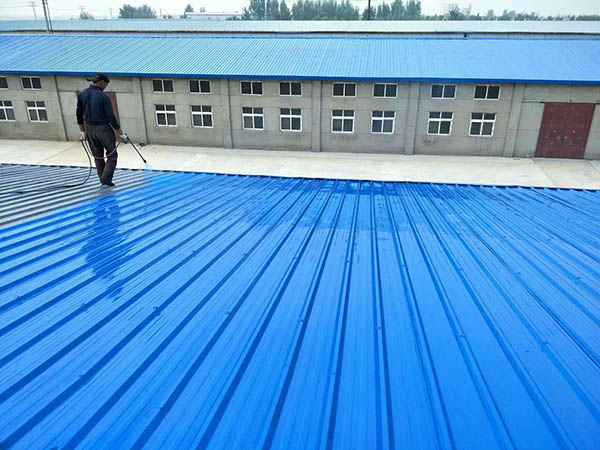 岚山 彩钢瓦喷漆翻新工业厂房、仓库